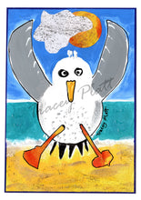 Load image into Gallery viewer, PRINTED CARD - Happy Seagull