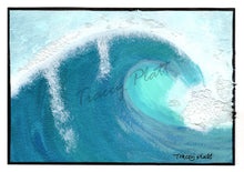 Load image into Gallery viewer, ORIGINAL MIXED MEDIA ART CARD - Cornish Wave - NOW SOLD!