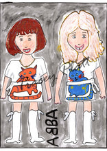 Load image into Gallery viewer, Printed Card - ABBA
