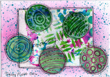 Load image into Gallery viewer, ORIGINAL MIXED MEDIA COLLAGE ART CARD - Abstract