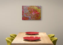 Load image into Gallery viewer, ACRYLICS FLOW ART & DRIP PAINTING ON BOARD - Into the Fire