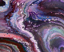 Load image into Gallery viewer, ACRYLICS PAINT POURING FLUID ART ON CANVAS - Jupiter - NOW SOLD!