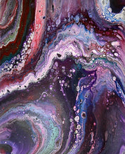 Load image into Gallery viewer, ACRYLICS PAINT POURING FLUID ART ON CANVAS - Jupiter - NOW SOLD!