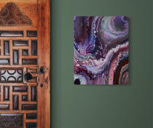 Load image into Gallery viewer, ACRYLICS PAINT POURING FLUID ART ON CANVAS - Jupiter - NOW SOLD!