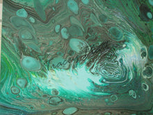 Load image into Gallery viewer, ACRYLICS FLOW ART PAINTING ON CANVAS - In the Forest