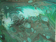 Load image into Gallery viewer, ACRYLICS FLOW ART PAINTING ON CANVAS - In the Forest