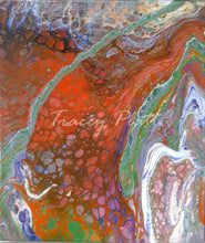 Load image into Gallery viewer, ACRYLICS FLOW ART PAINTING ON CANVAS - Phoenix