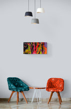 Load image into Gallery viewer, ACRYLICS FLOW ART PAINTING ON BOARD - Rainbow