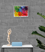 Load image into Gallery viewer, MIXED MEDIA COLLAGE ON CANVAS - Rainbow