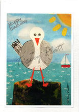 Load image into Gallery viewer, HAPPY BIRTHDAY - PRINTED CARD - Seagull