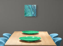 Load image into Gallery viewer, ACRYLICS FLOW ART PAINTING ON CANVAS - The Shallows, Cornwall