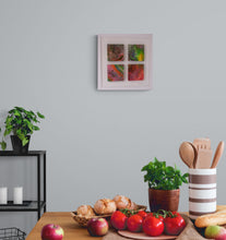 Load image into Gallery viewer, 4 x ACRYLICS FLOW ART ON CANVASES in FRAME - Take Four Pours