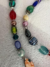 Load image into Gallery viewer, Handmade Bespoke Multicoloured Chunky Beaded Necklace (3)
