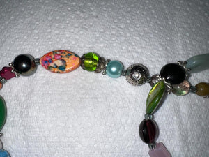 Handmade Bespoke Multicoloured Chunky Beaded Necklace (5)