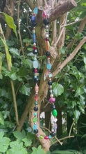 Load and play video in Gallery viewer, Handmade Bespoke Multicoloured Chunky Beaded Necklace (6) NOW SOLD!
