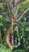 Load and play video in Gallery viewer, Handmade Bespoke Multicoloured Chunky Beaded Necklace (5)
