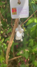 Load and play video in Gallery viewer, Handmade Bespoke Silver Plated Mono Single Beaded Pearl Dangle Earring - Wedding
