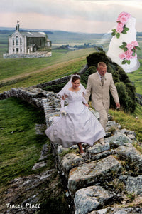 Printed Card - Surreal Collage - WEDDING # 2