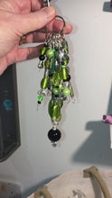 Load and play video in Gallery viewer, HANDMADE LUCKY BEAD &amp; CHARM DANGLE - Acid Green
