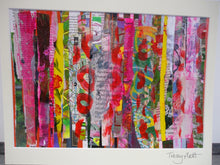 Load image into Gallery viewer, UNFRAMED MOUNTED MIXED MEDIA COLLAGE ON PAPER - Confusion
