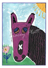 Load image into Gallery viewer, ORIGINAL MIXED MEDIA ART CARD - Horse With The Band Aids
