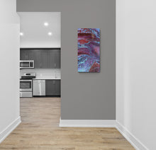 Load image into Gallery viewer, Funky Purple - ACRYLIC FLOW ART PAINTING ON BOARD - NOW SOLD!
