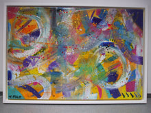 Load image into Gallery viewer, MIXED MEDIA ON CANVAS - Mixed Thoughts 2 - NOW SOLD!
