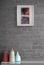 Load image into Gallery viewer, PAIR OF FLOW ART PAINTINGS ON CANVAS in FRAME
