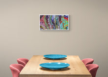 Load image into Gallery viewer, ACRYLICS FLOW ART PAINTING ON CANVAS IN FRAME - Colourbow
