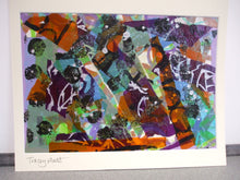 Load image into Gallery viewer, UNFRAMED MOUNTED MIXED MEDIA COLLAGE ON PAPER - Explosion 2
