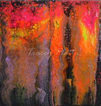 Load image into Gallery viewer, Devil&#39;s Empire - ACRYLICS FLOW ART SWIPE PAINTING ON CANVAS
