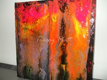 Load image into Gallery viewer, Devil&#39;s Empire - ACRYLICS FLOW ART SWIPE PAINTING ON CANVAS
