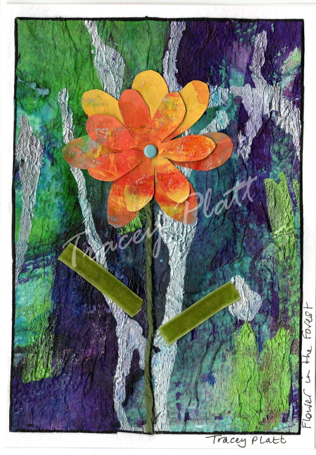 PRINTED CARD - Flower in the Forest