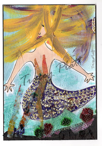 PRINTED CARD - Mermaid