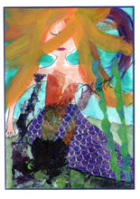 Load image into Gallery viewer, PRINTED CARD - Mermaid
