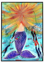 Load image into Gallery viewer, PRINTED CARD - Mermaid
