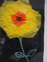 Load image into Gallery viewer, MIXED MEDIA COLLAGE IN FRAME - Summer Flowers
